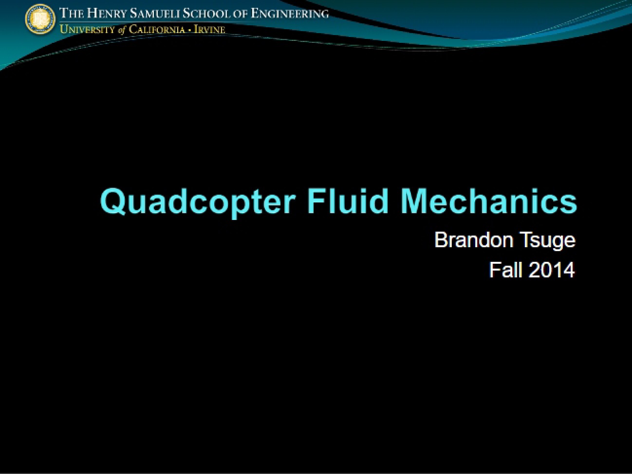 Fluid Mechanics of Quadcopters