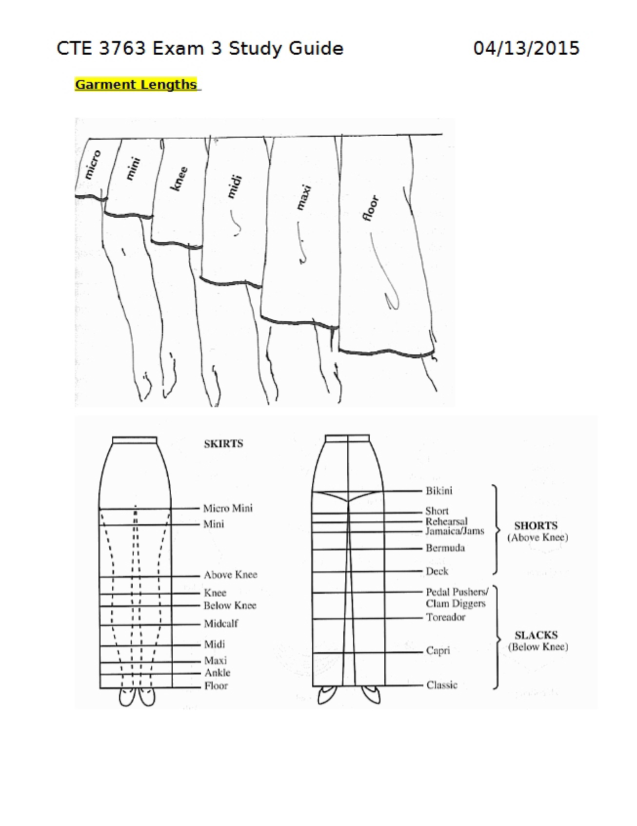 Preparation Guide for the Third Exam