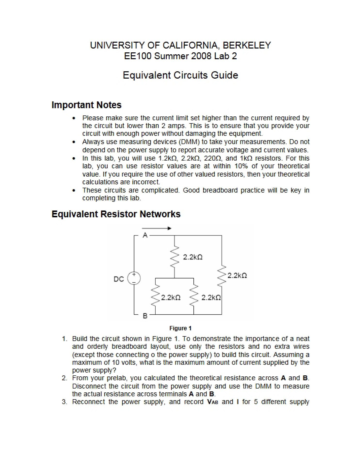 Guide to Equivalent Circuits