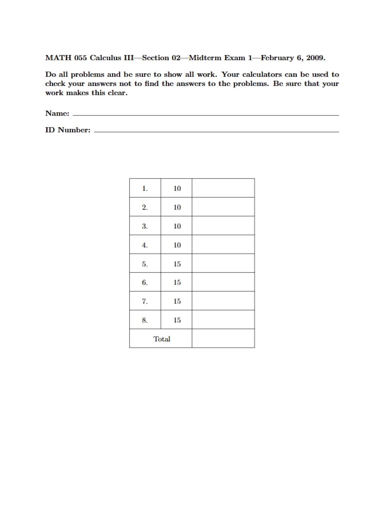 Final Exam Guide