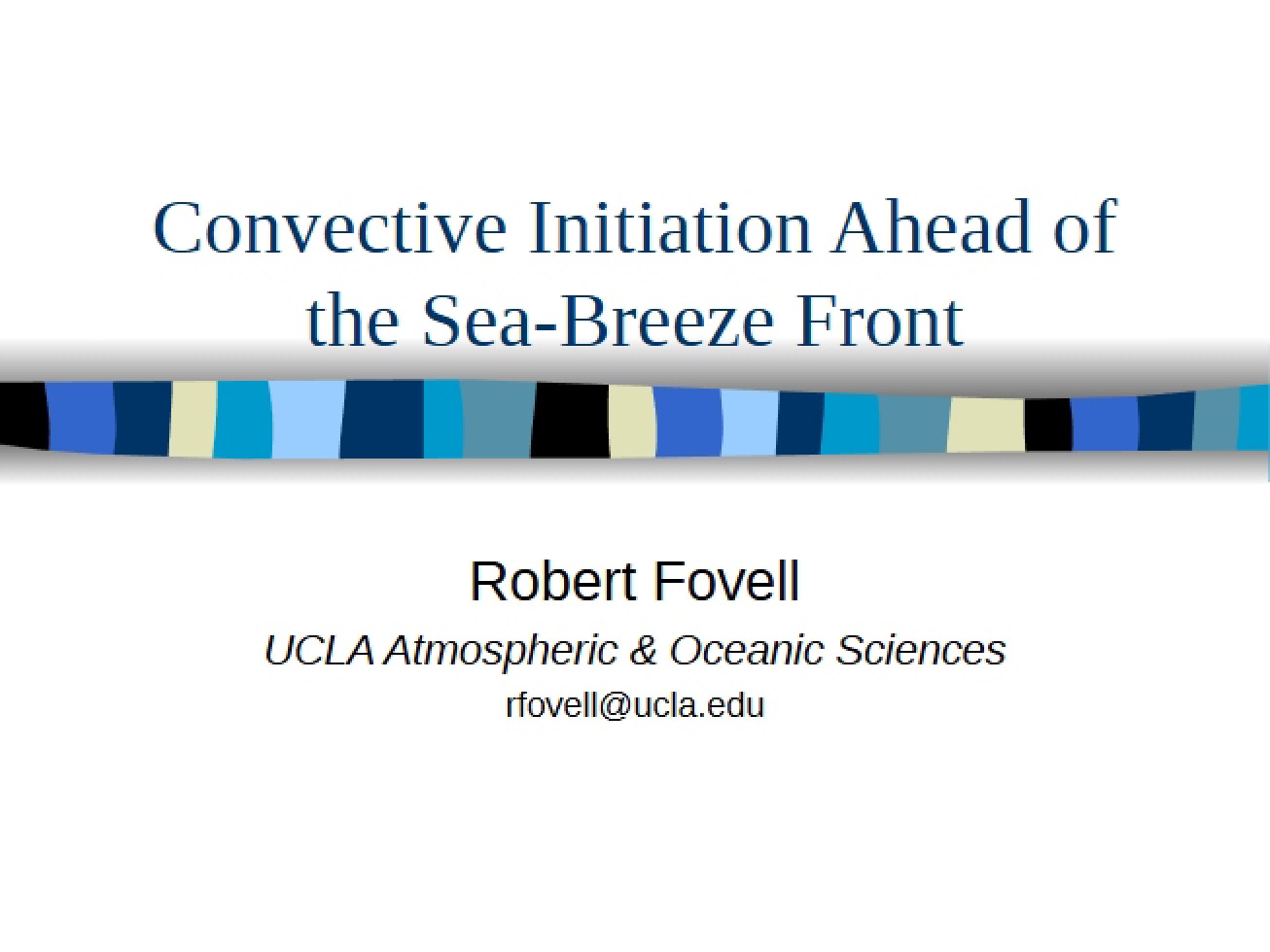 Initiation of Convection Ahead of the Sea-Breeze Front