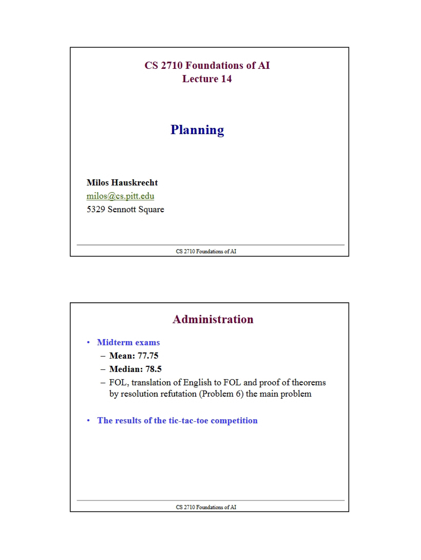 Lecture Materials