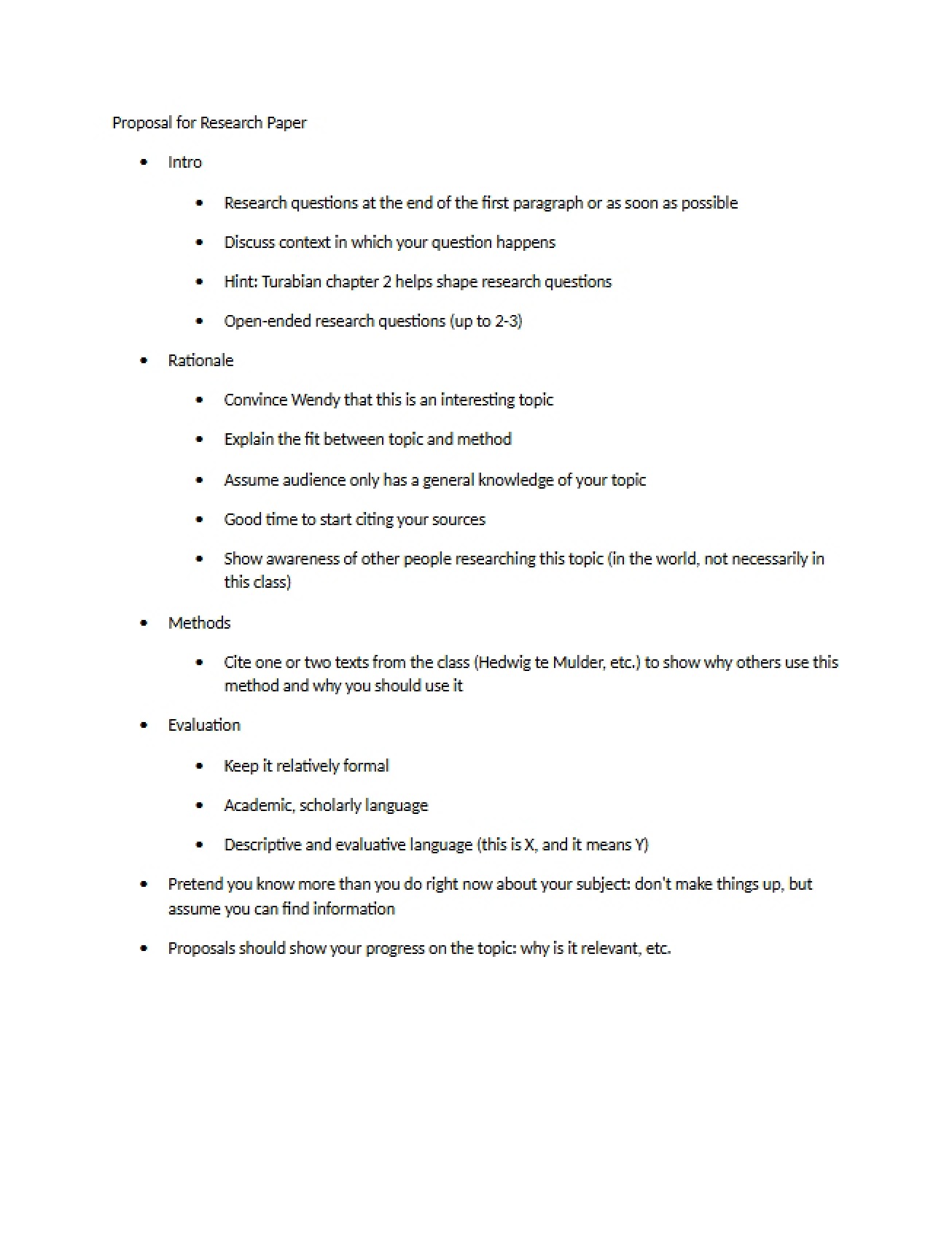 Research Paper Proposal