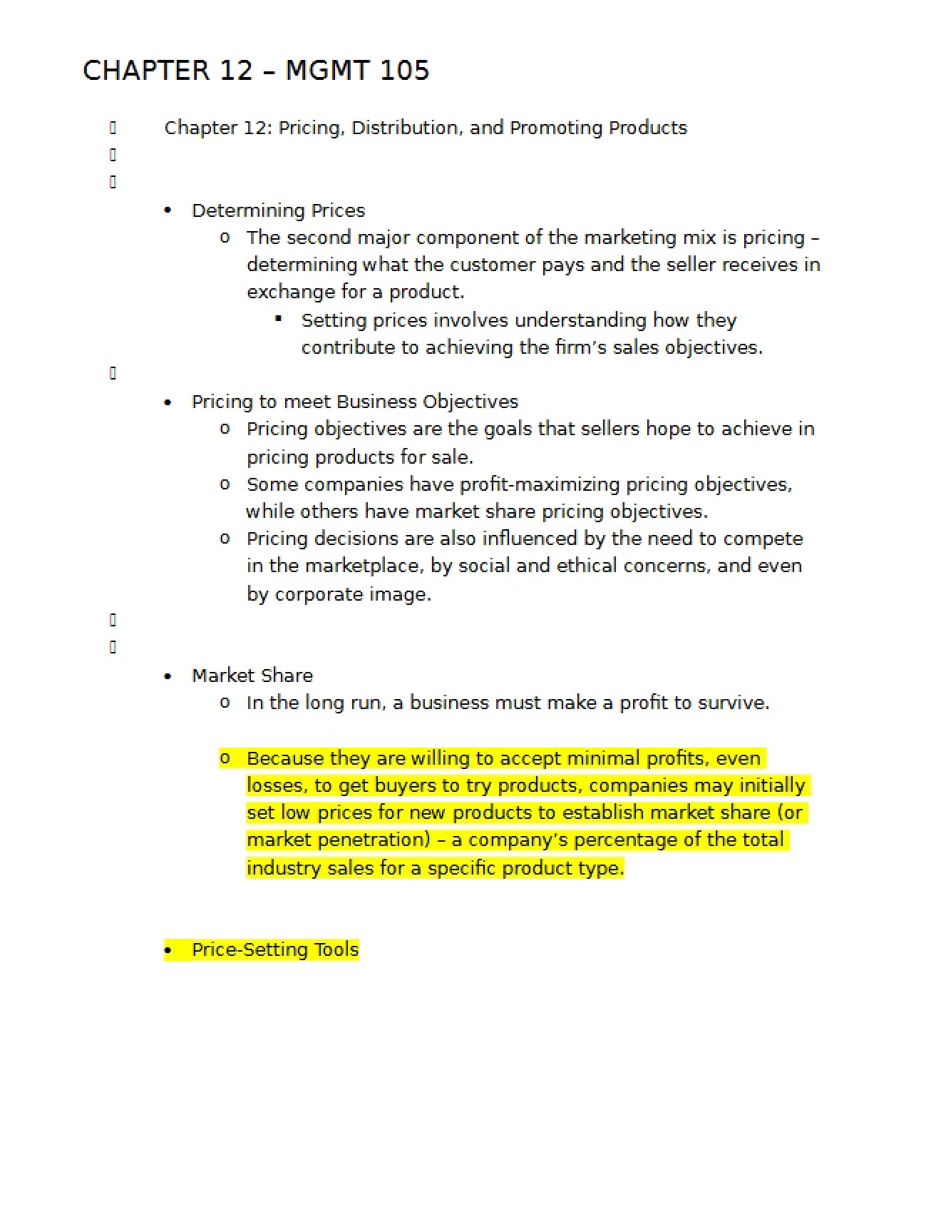 Chapter 12 Introduction to Business