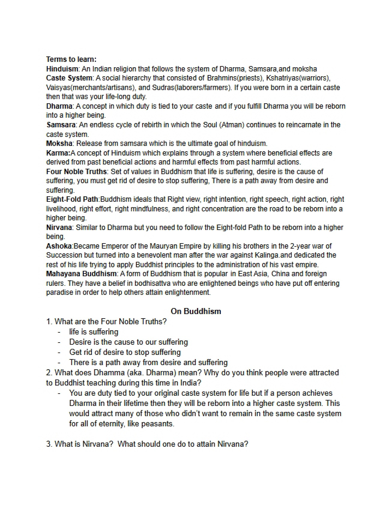 Indian Buddhism History