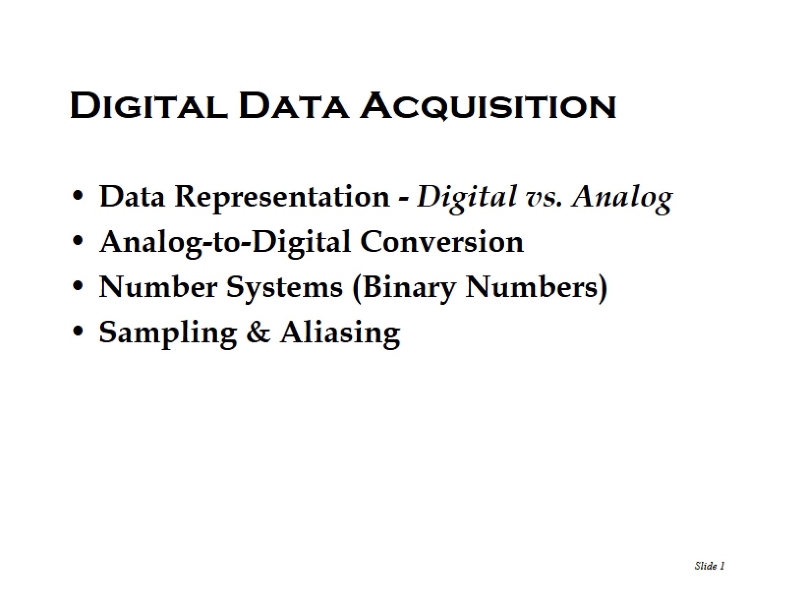 Digital Systems Module
