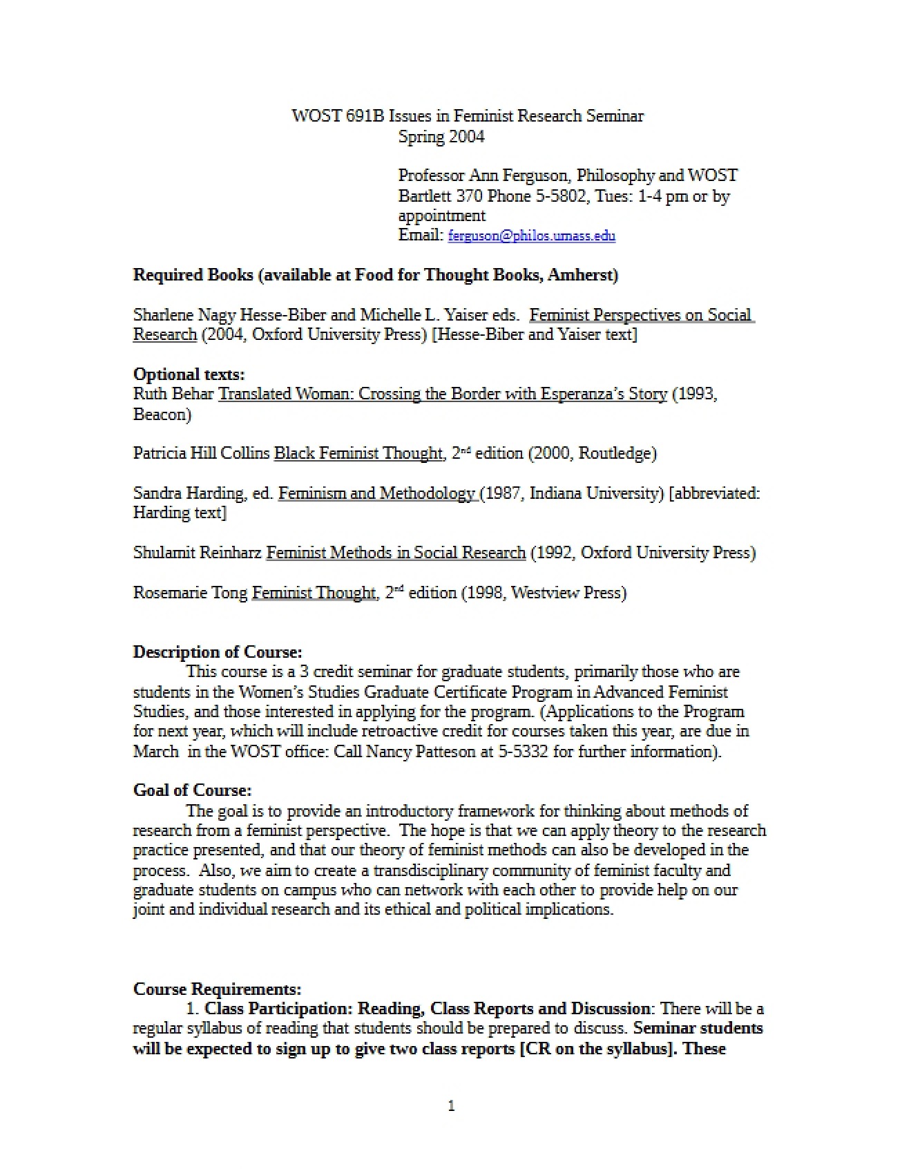 Syllabus (WOST 691B)