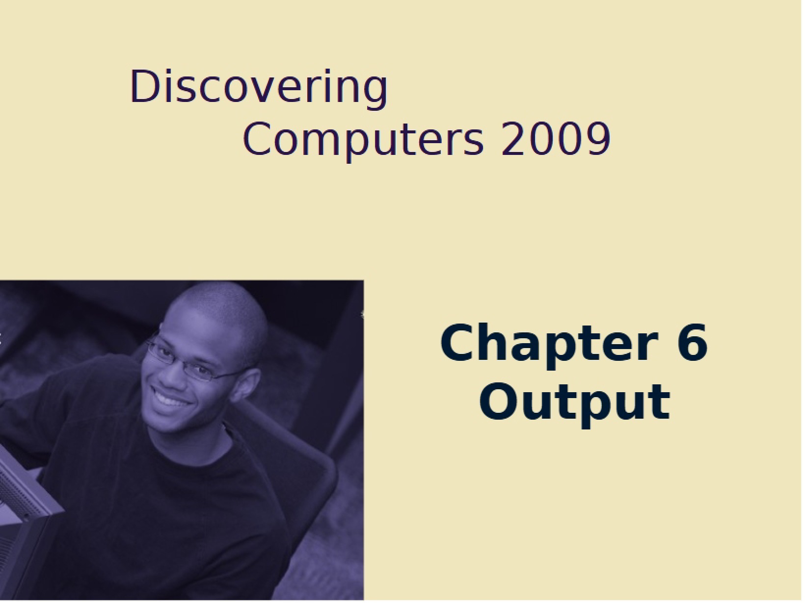 Sixth Chapter Computers and Applications