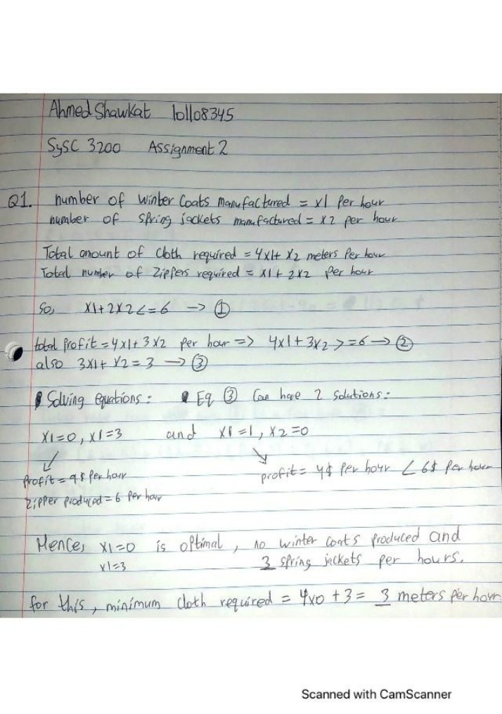 Assignment 2 - SYSC3200