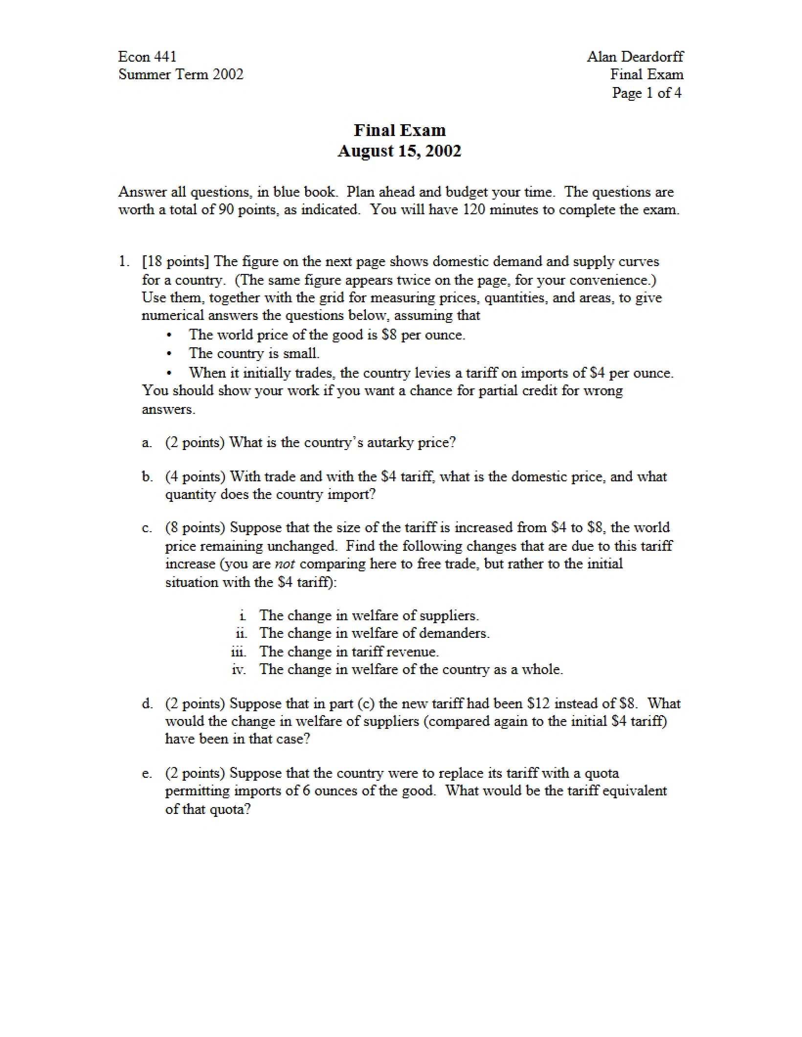 Guide for Exam 1