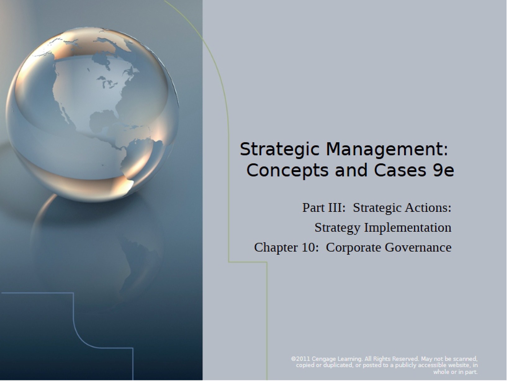 Management of Strategy