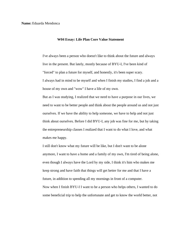 W04 Essay Assignment