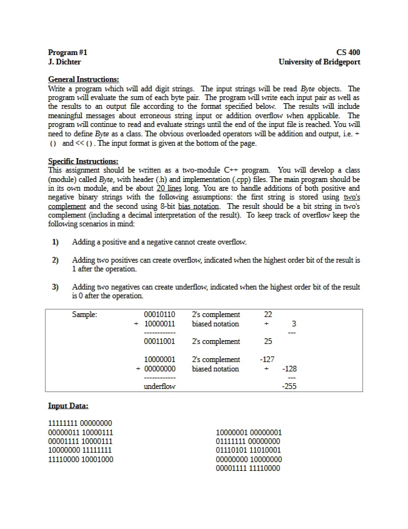First C++ Programming Assignment