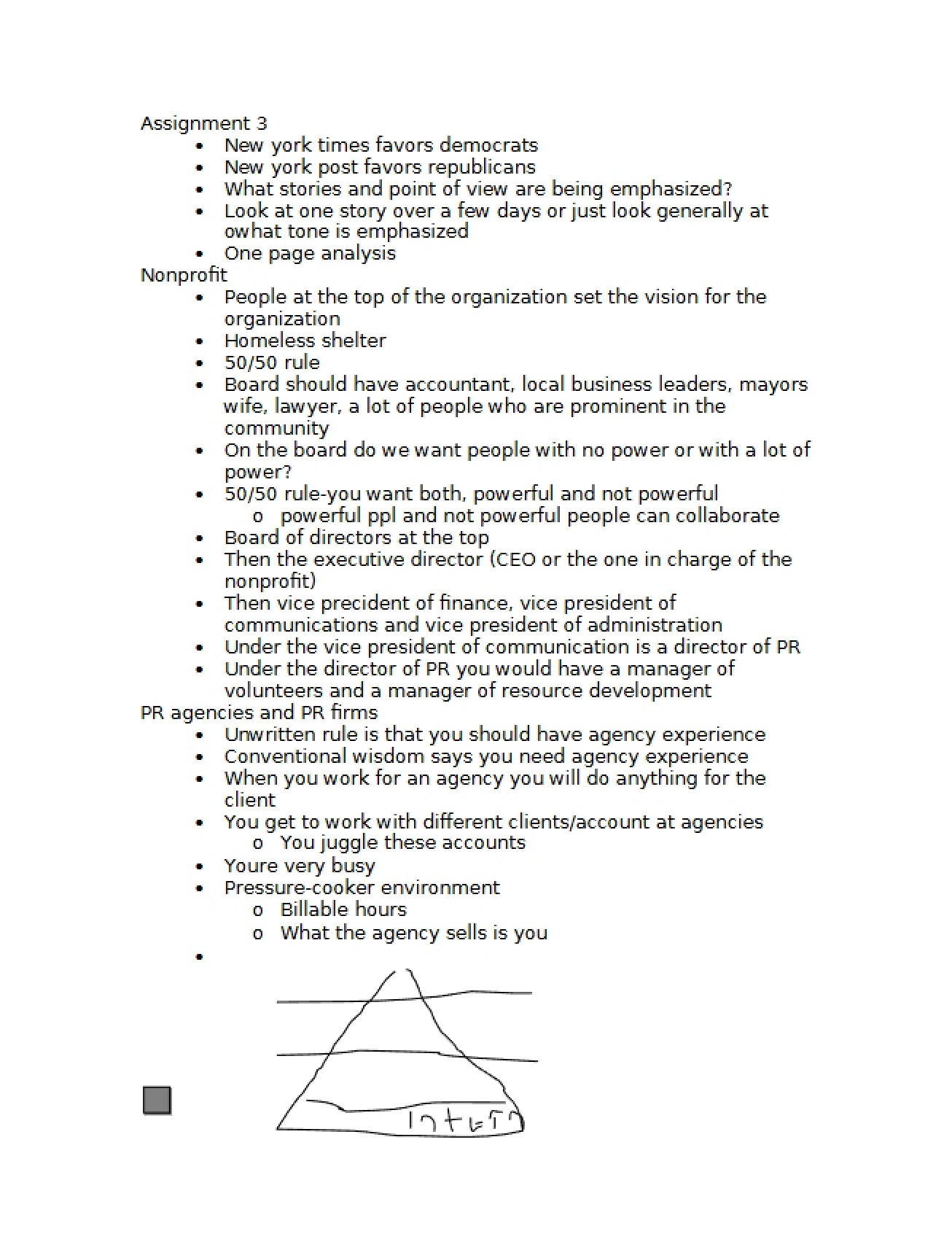 Third Assignment for Principles of Public Relations