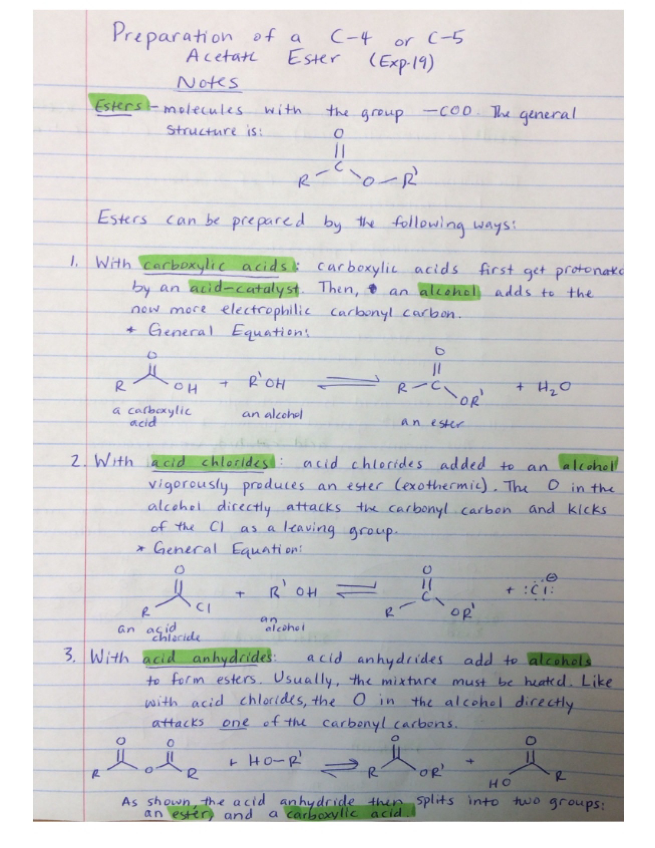 Organic Chemistry II Prep Guide