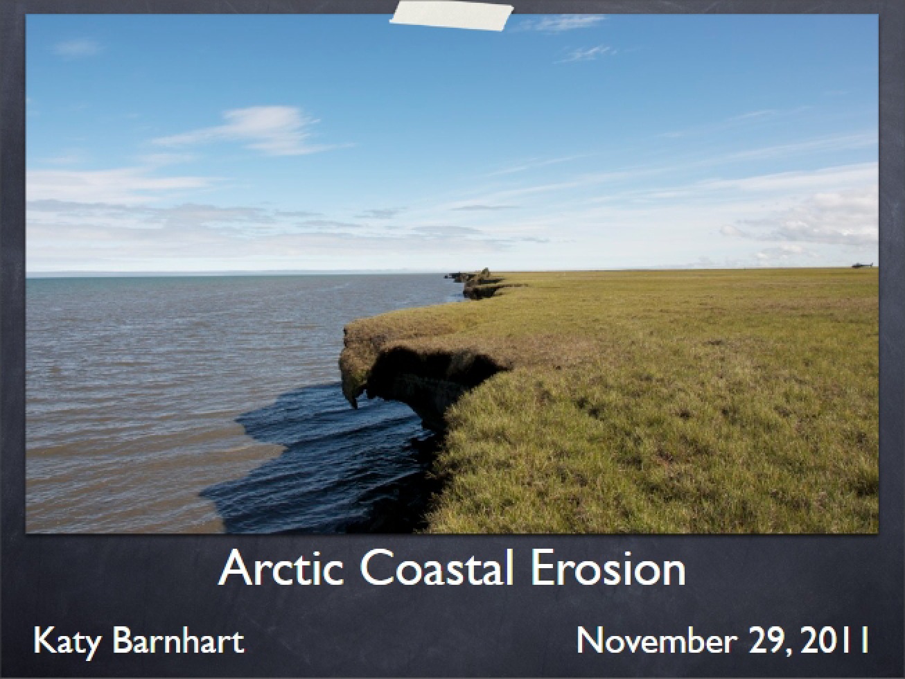 Erosion of the Arctic Coast