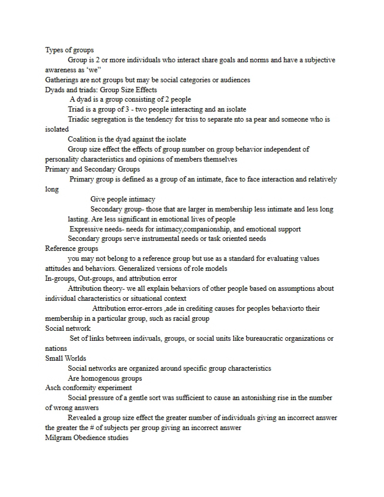 Ch 6 Sociology