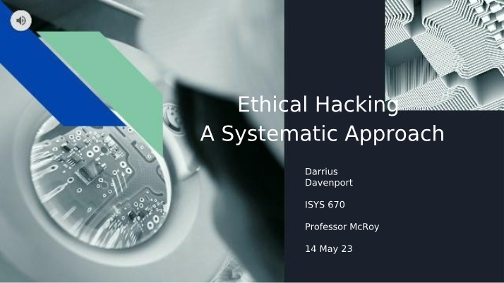 Systematic Approach for Enhanced Security in Ethical Hacking
