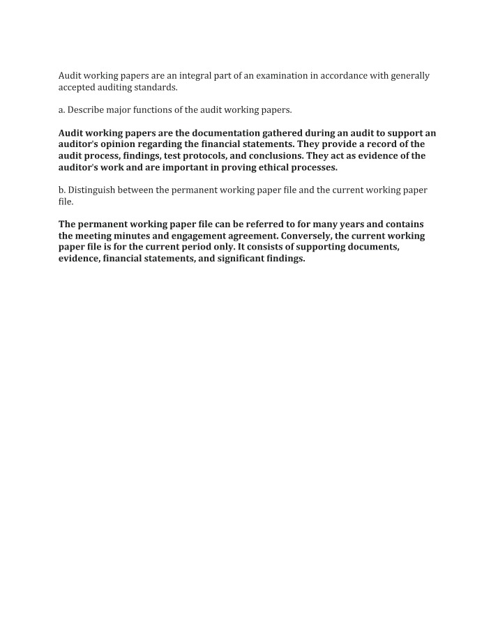 Homework 3 for Auditing Theory
