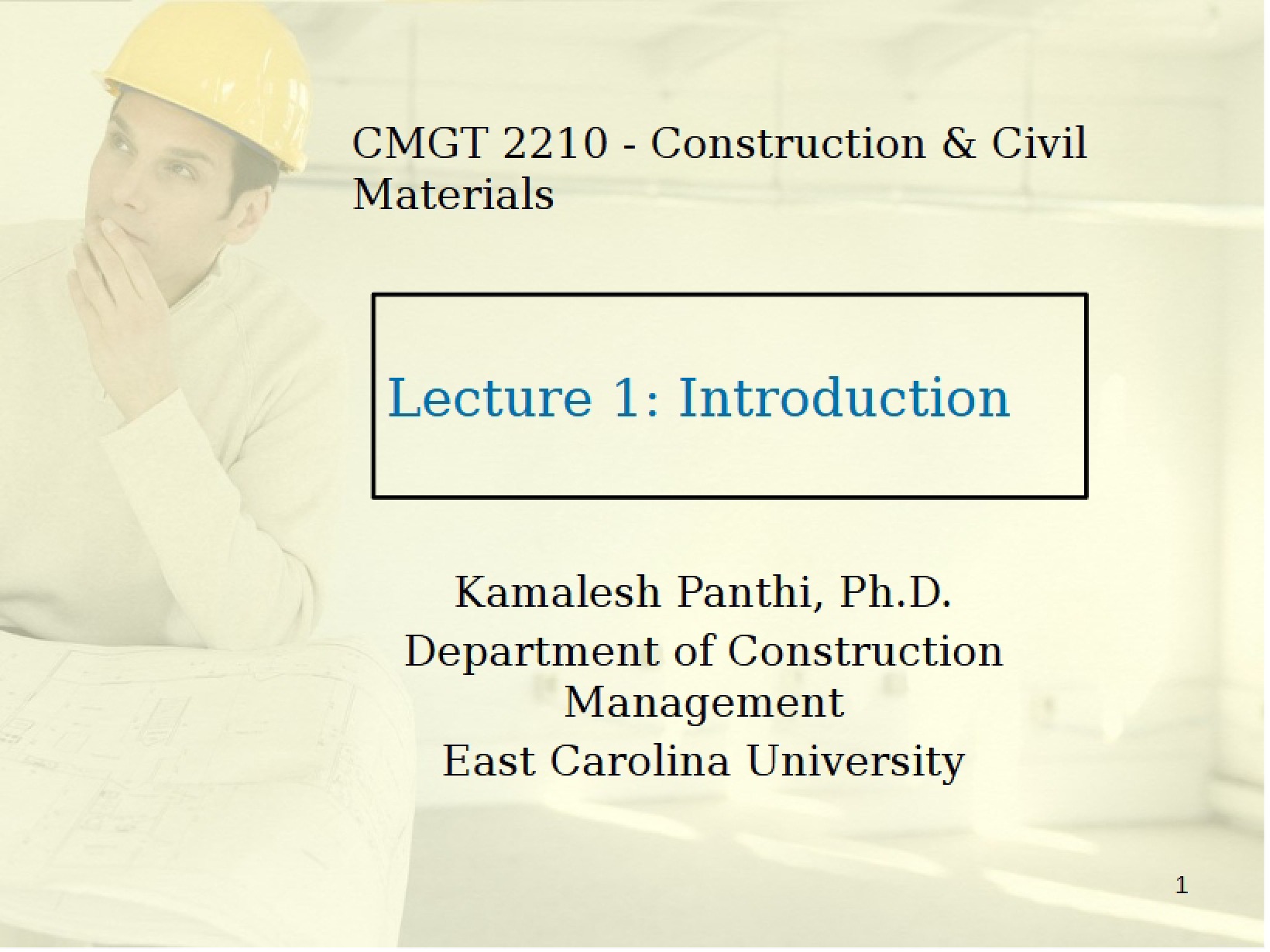 Civil Materials Intro