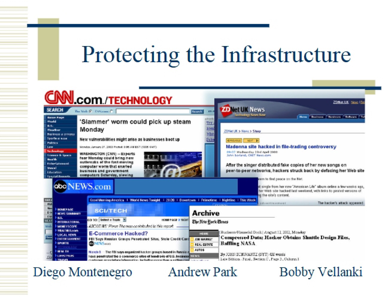 Infrastructure Protection