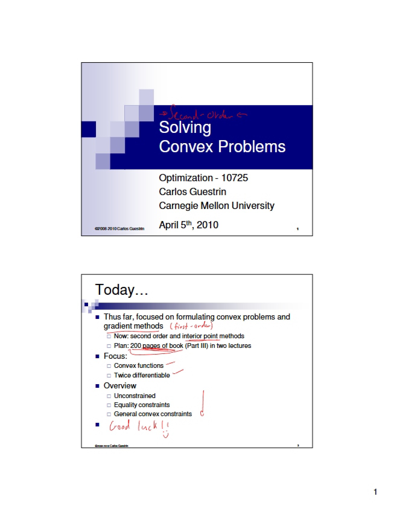 Convex Problem Solving