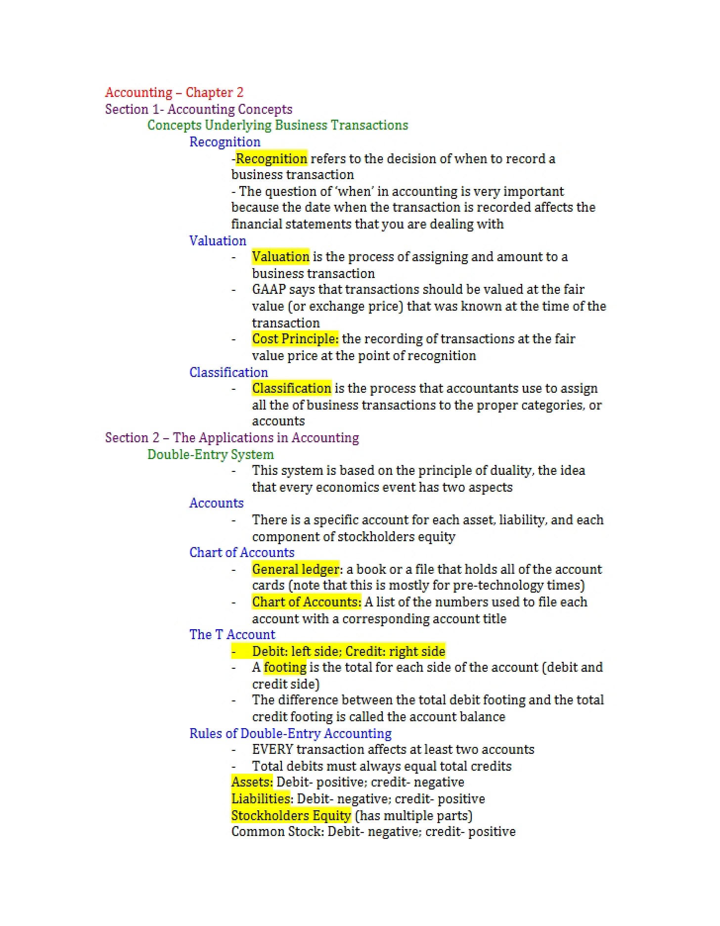 Chapter 2 Accounting