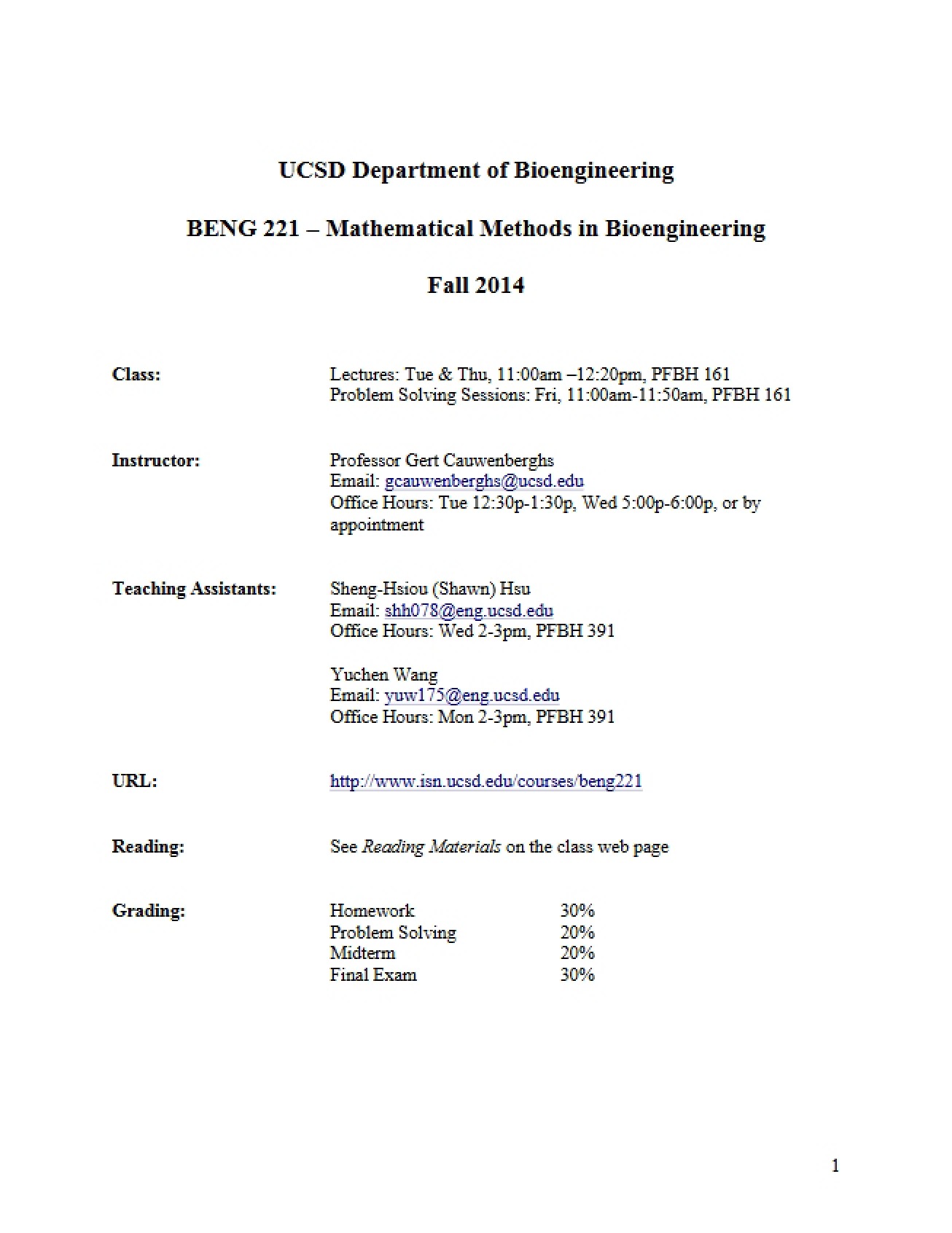 Syllabus