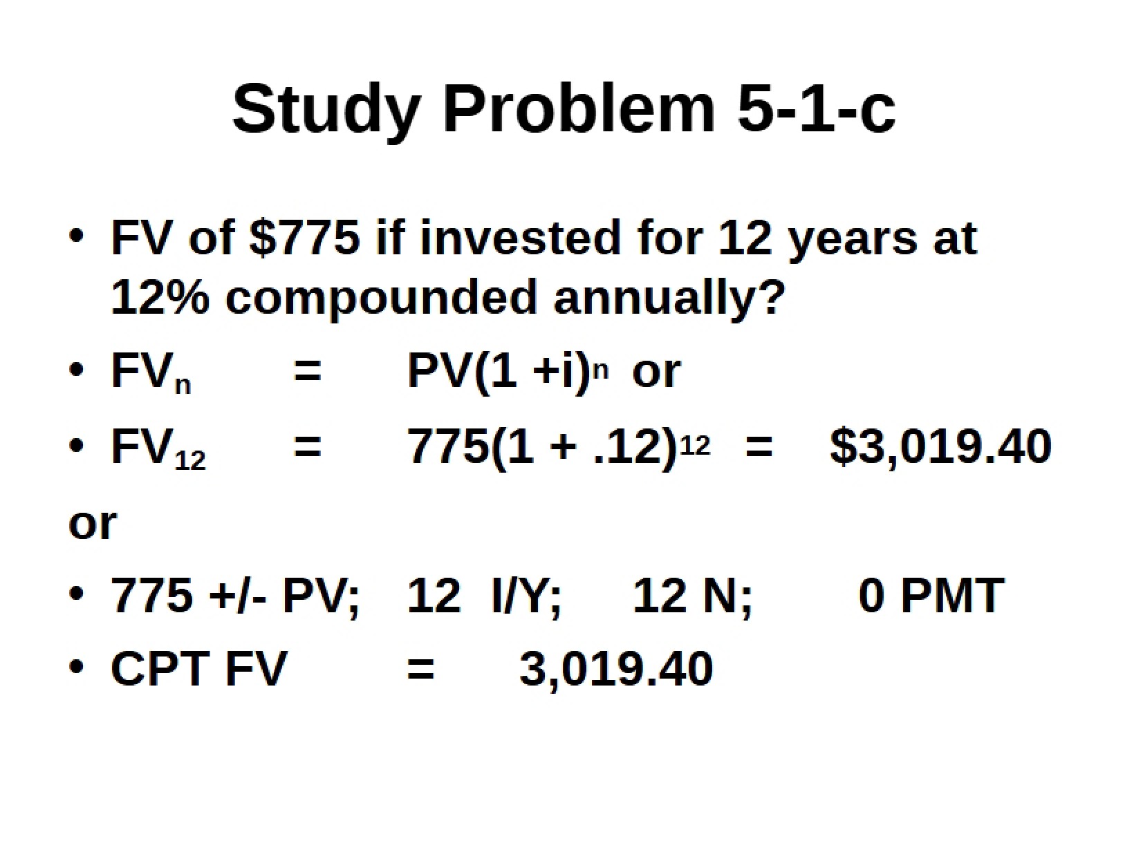 Problems for Study