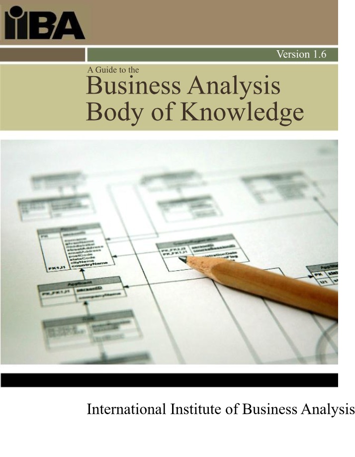Business Analysis Body of Knowledge Guide - Release 1.6