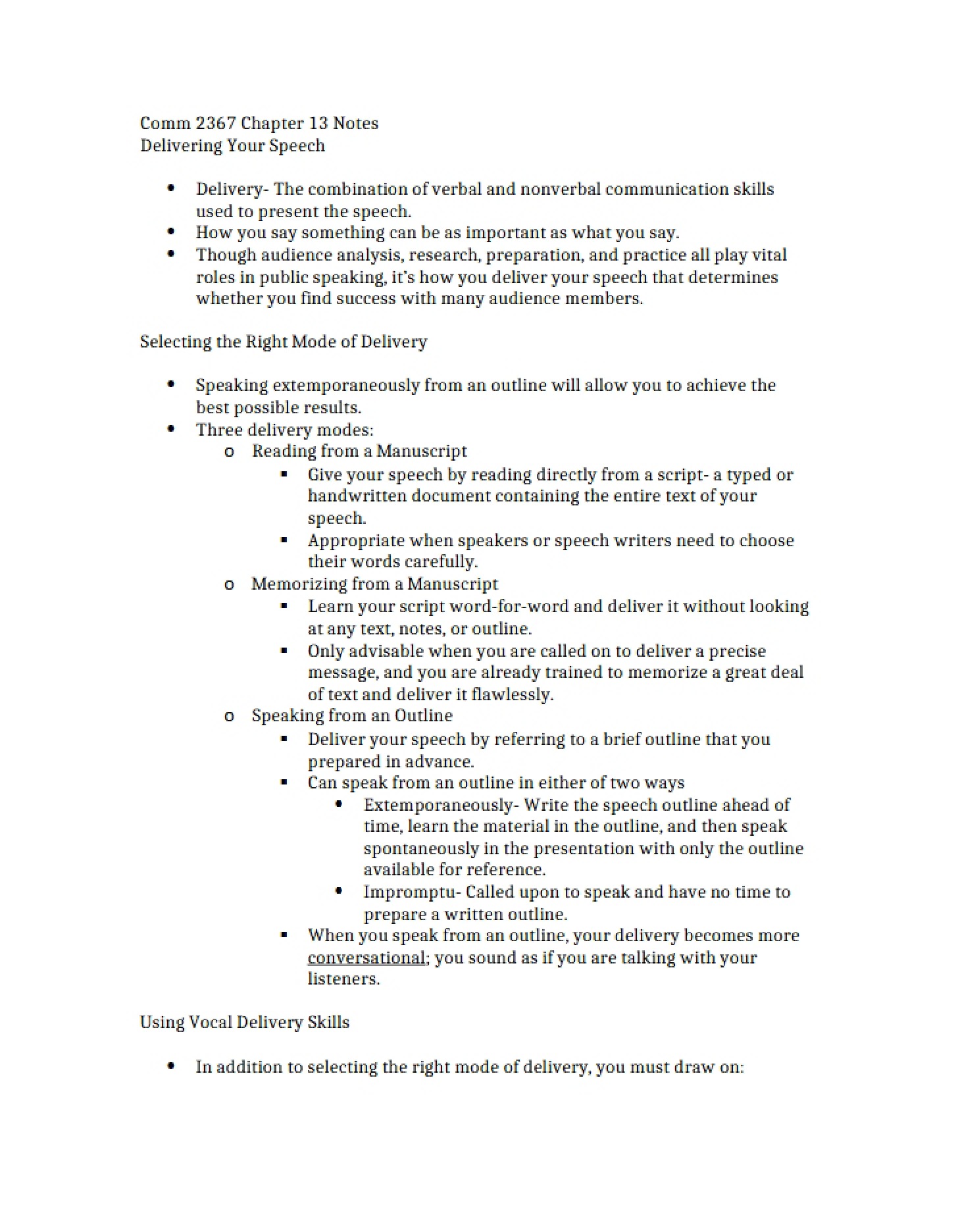 Notes for Chapter 13