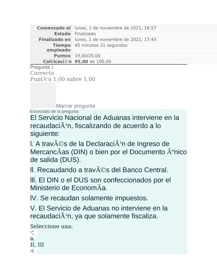 Examen 2 de Comercio Exterior
