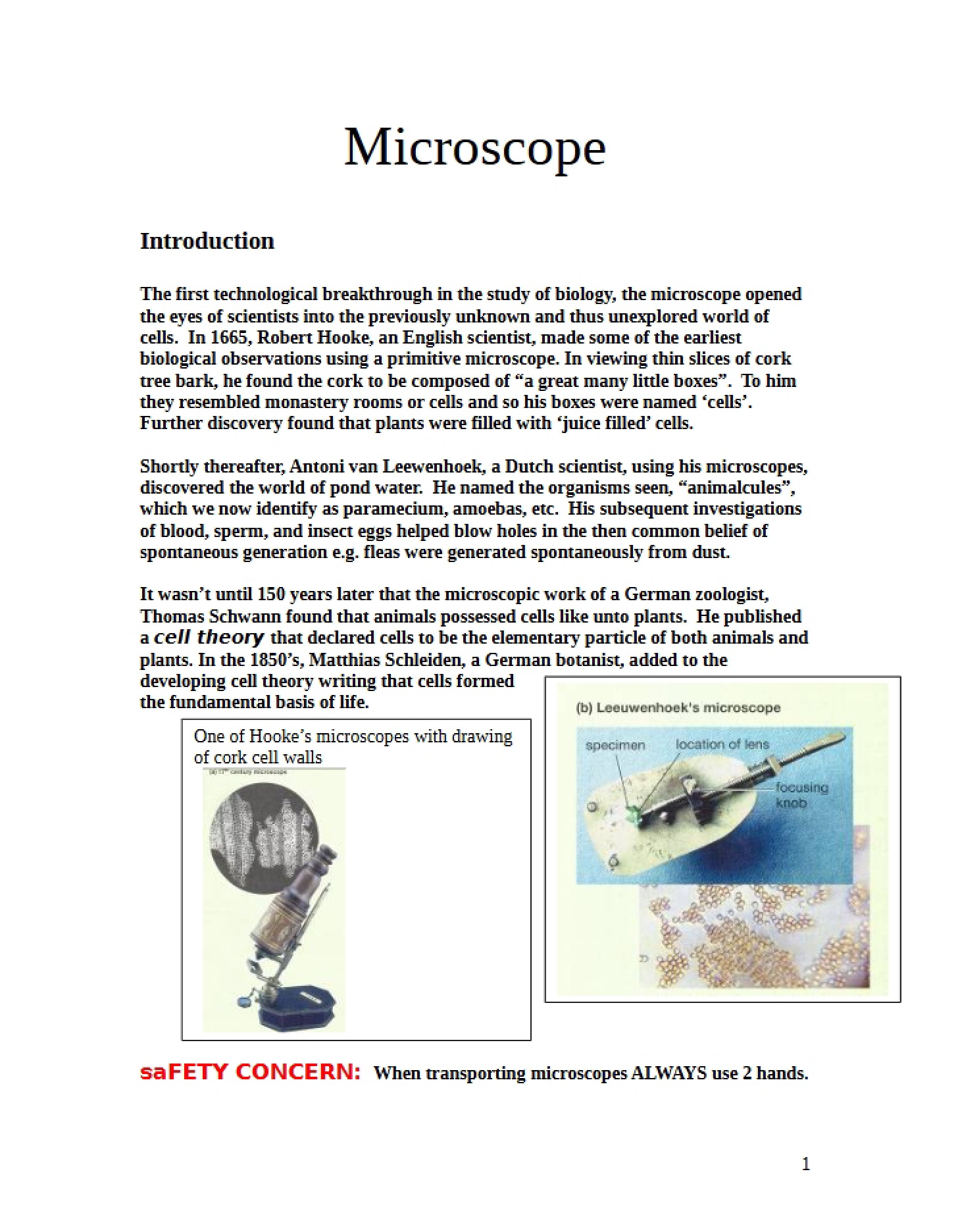 Microscope Lab Fall 11