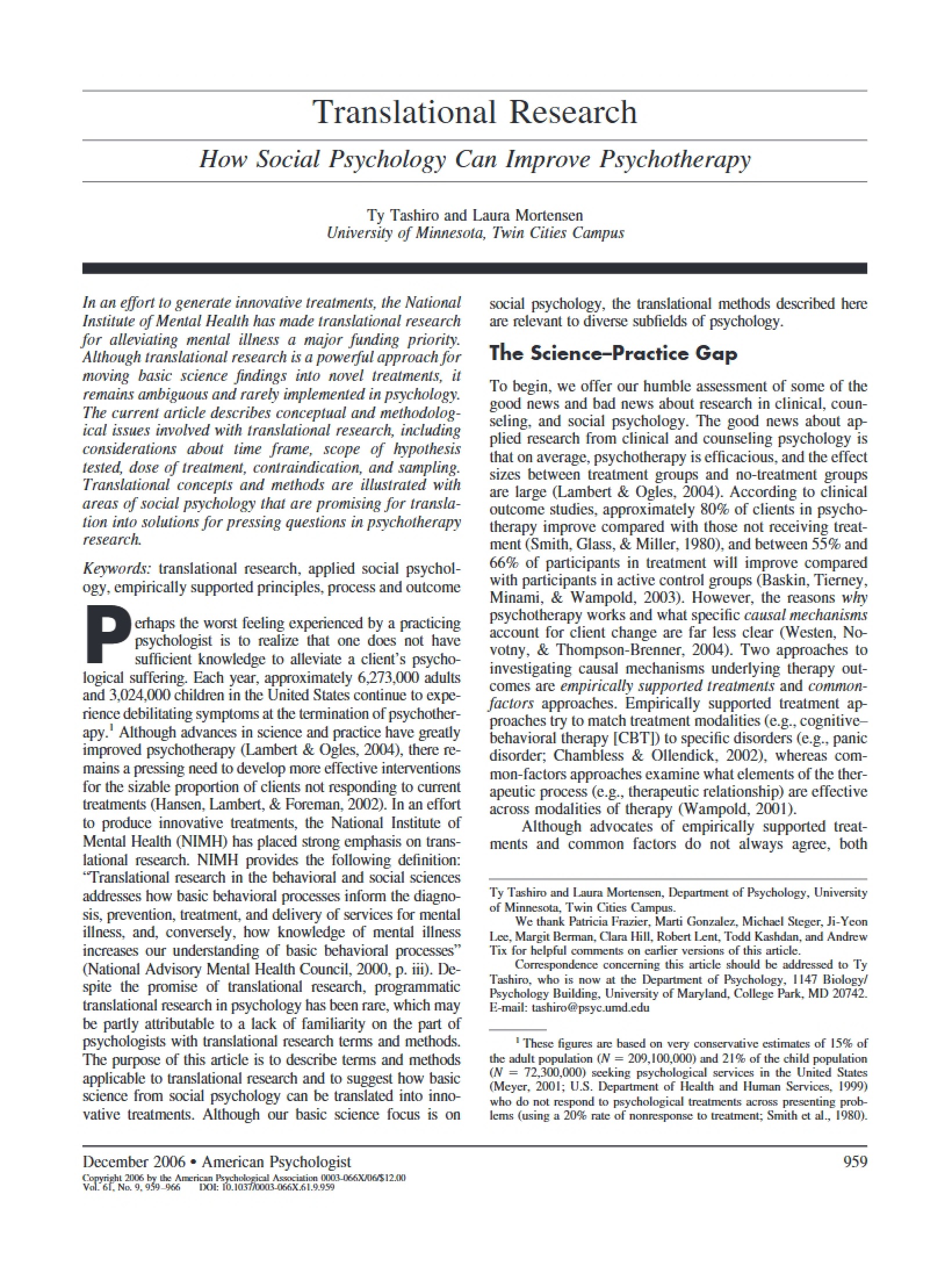 Translational Research (Tashiro)