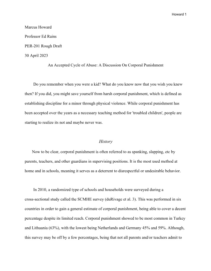 Final Draft - PER-201 Essay