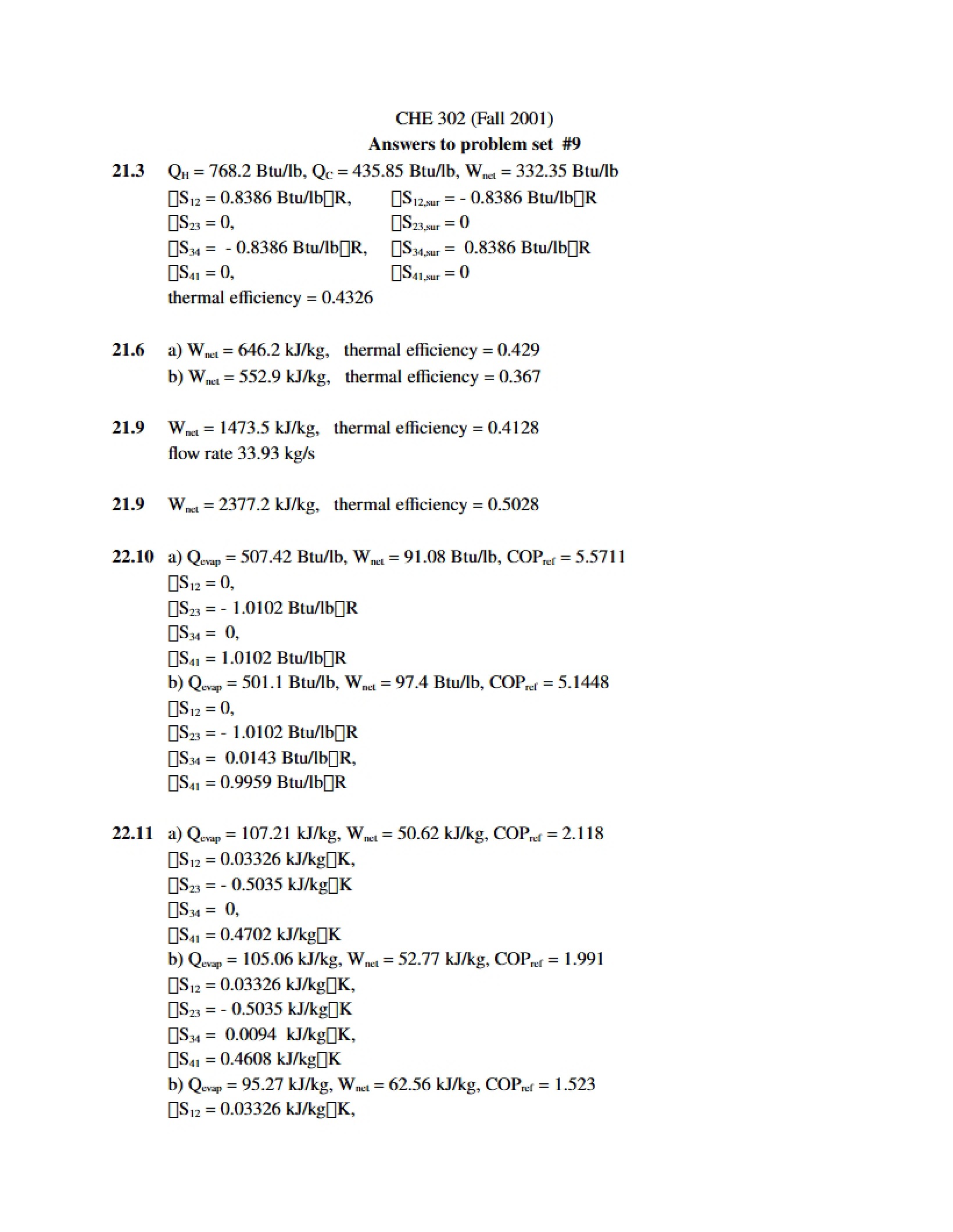 Solutions to Problem Set 9