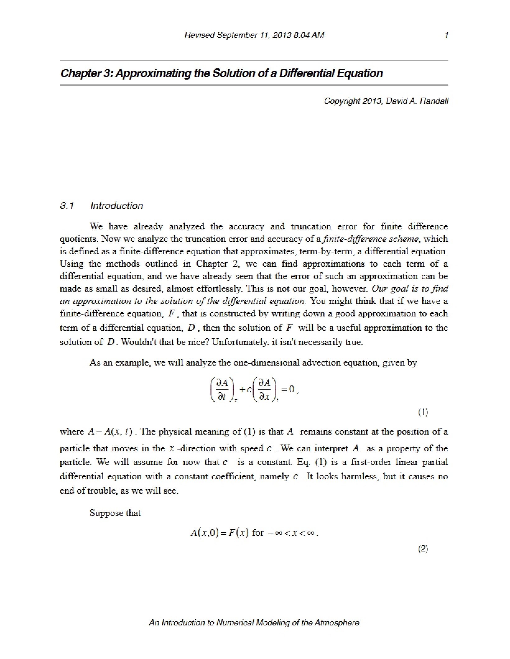 Differential Equation Solution Approximation