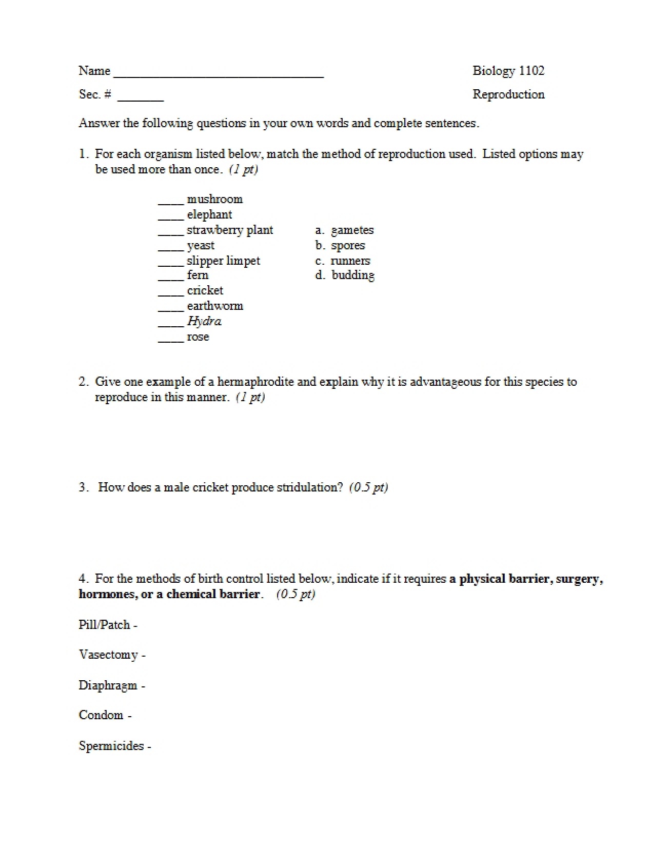 Third Set of Lecture Notes