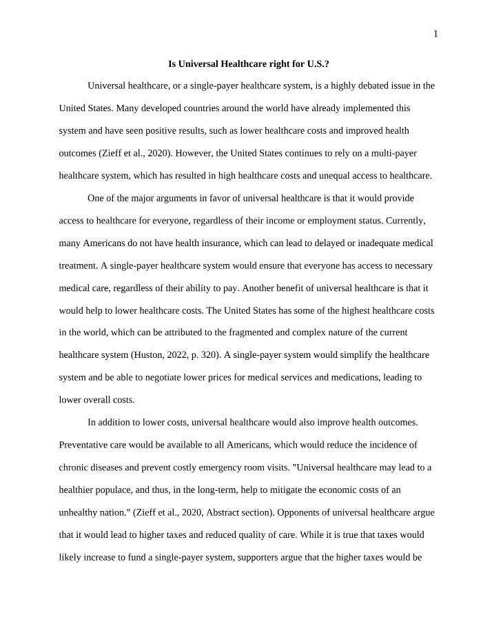 Is Universal Healthcare Right for the U.S