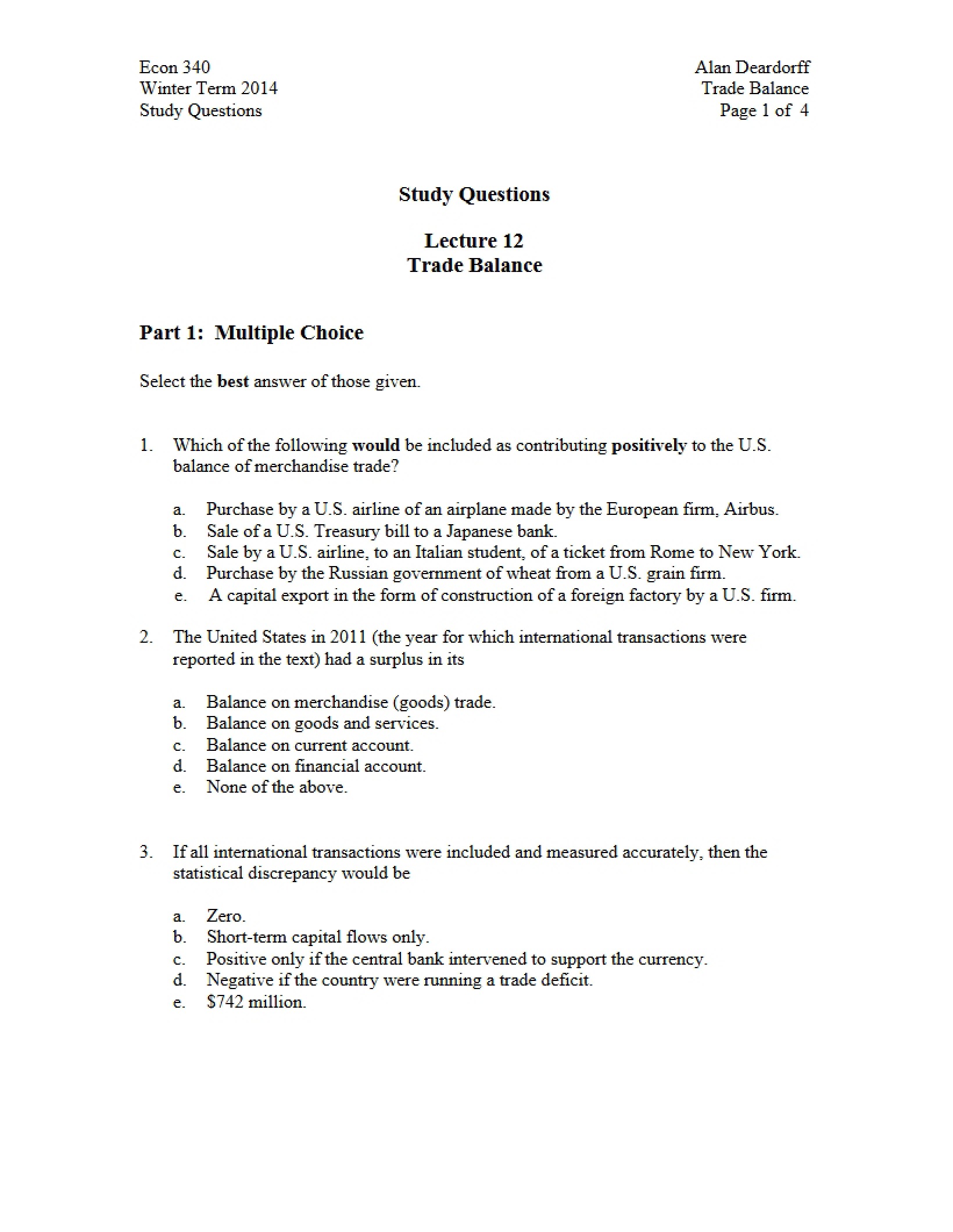 Study Guide 3