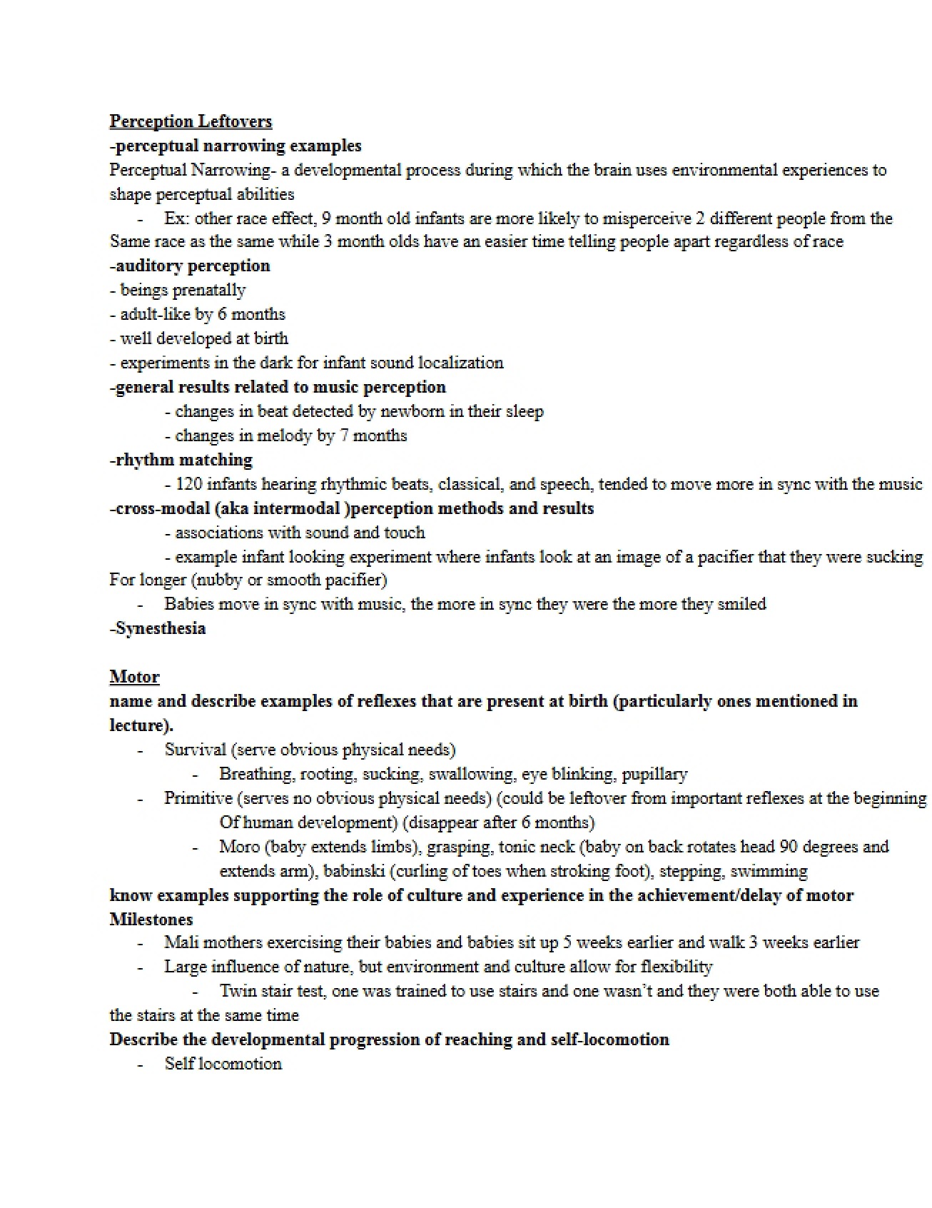 Second Developmental Psychology Study Guide