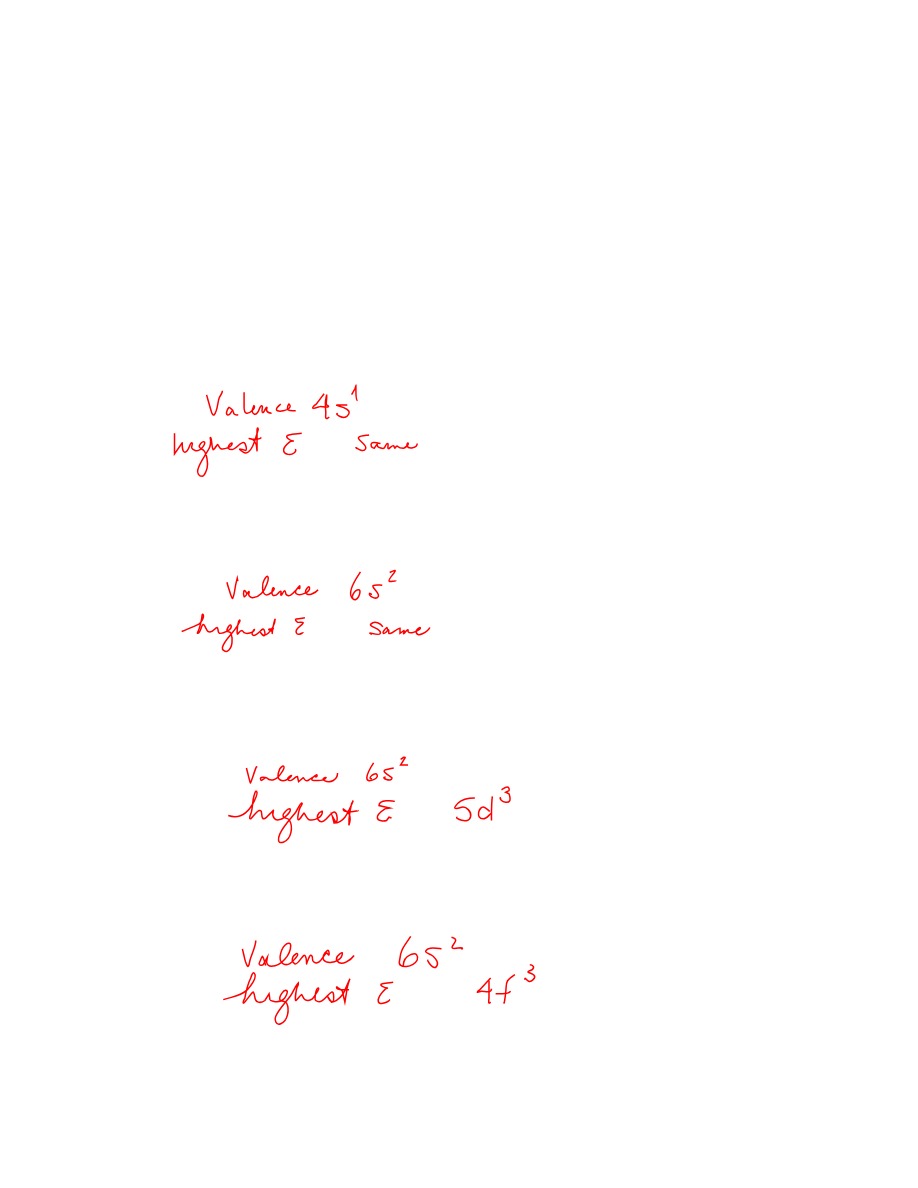 CHEM 1101 Electron Configs Assignment