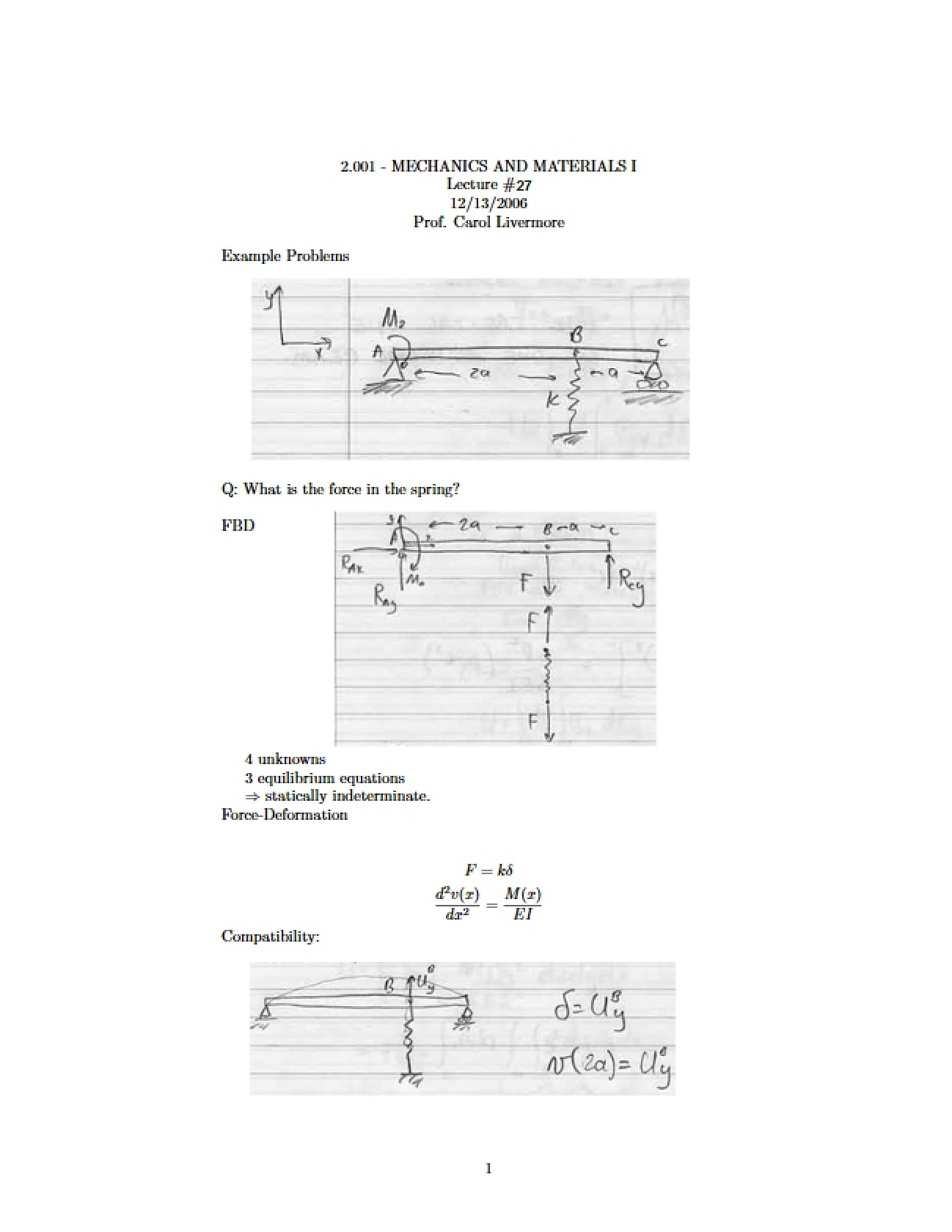 Class Notes