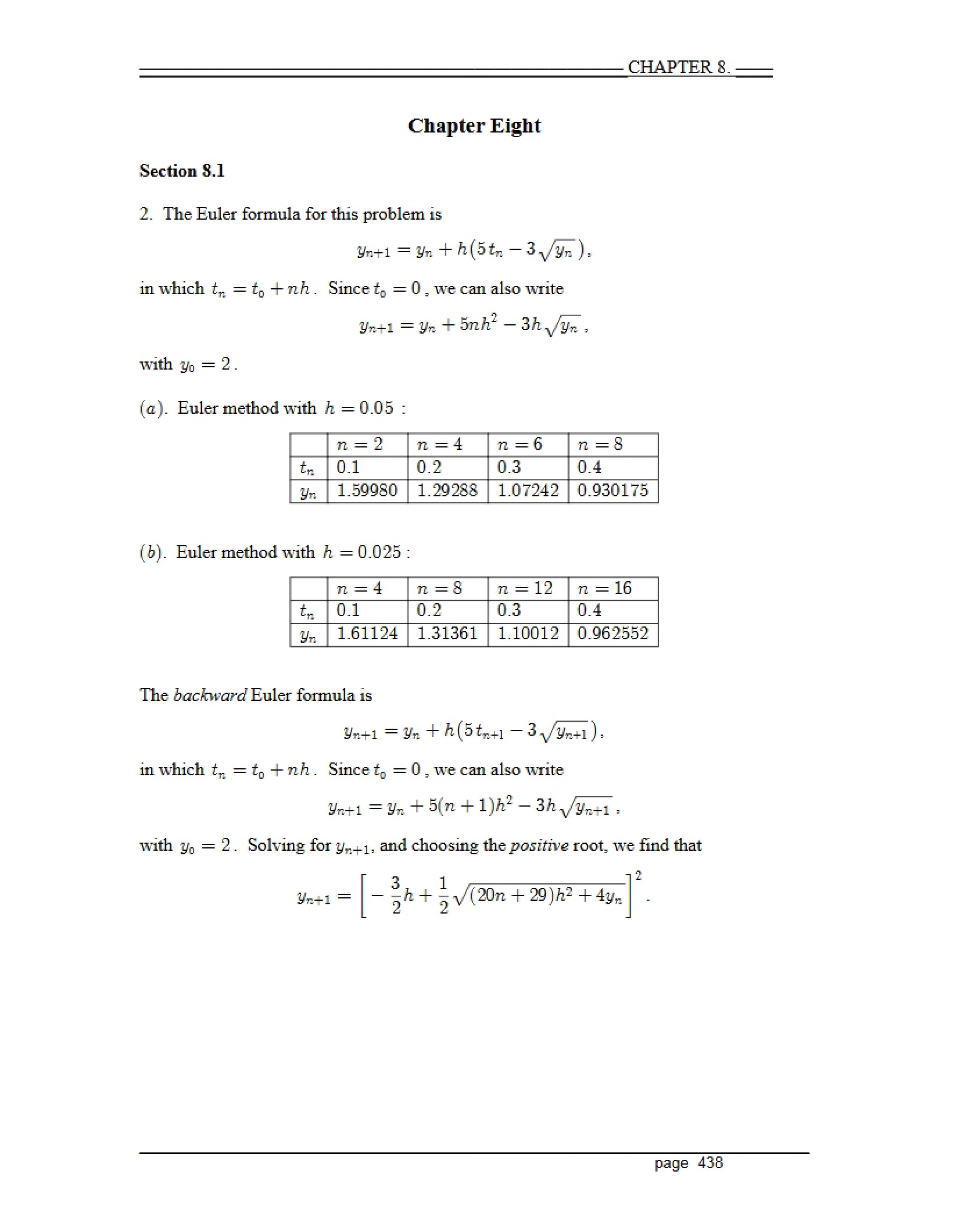 Eighth Chapter - Differential Equations for Scientists and Engineers