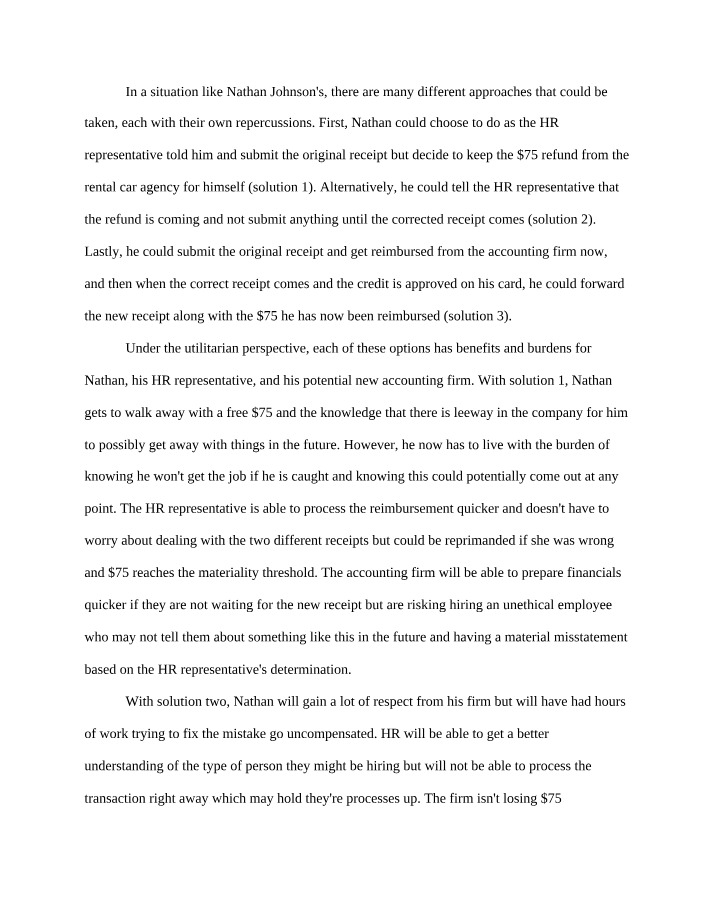 Write Up for Nathan Johnson Case