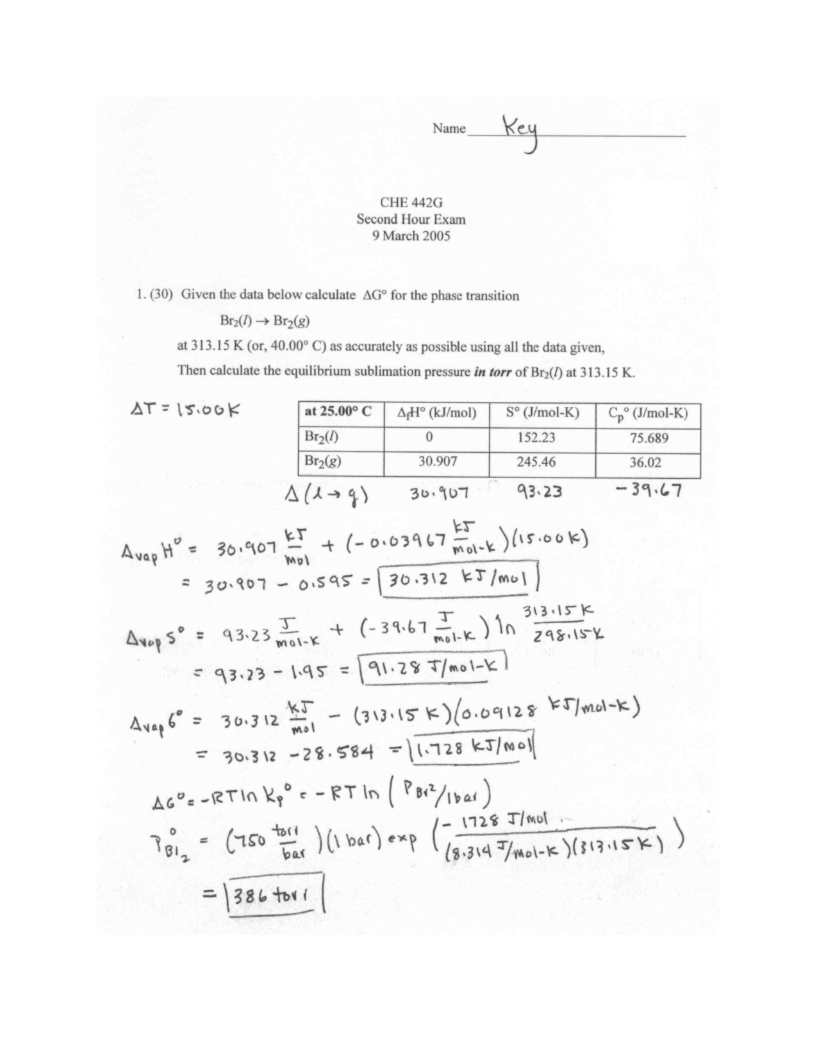 Course Exam