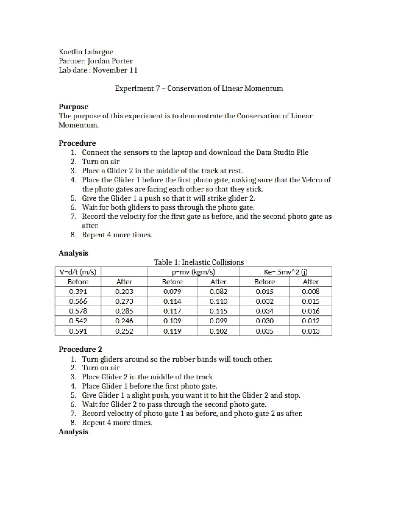 Eighth Laboratory Session