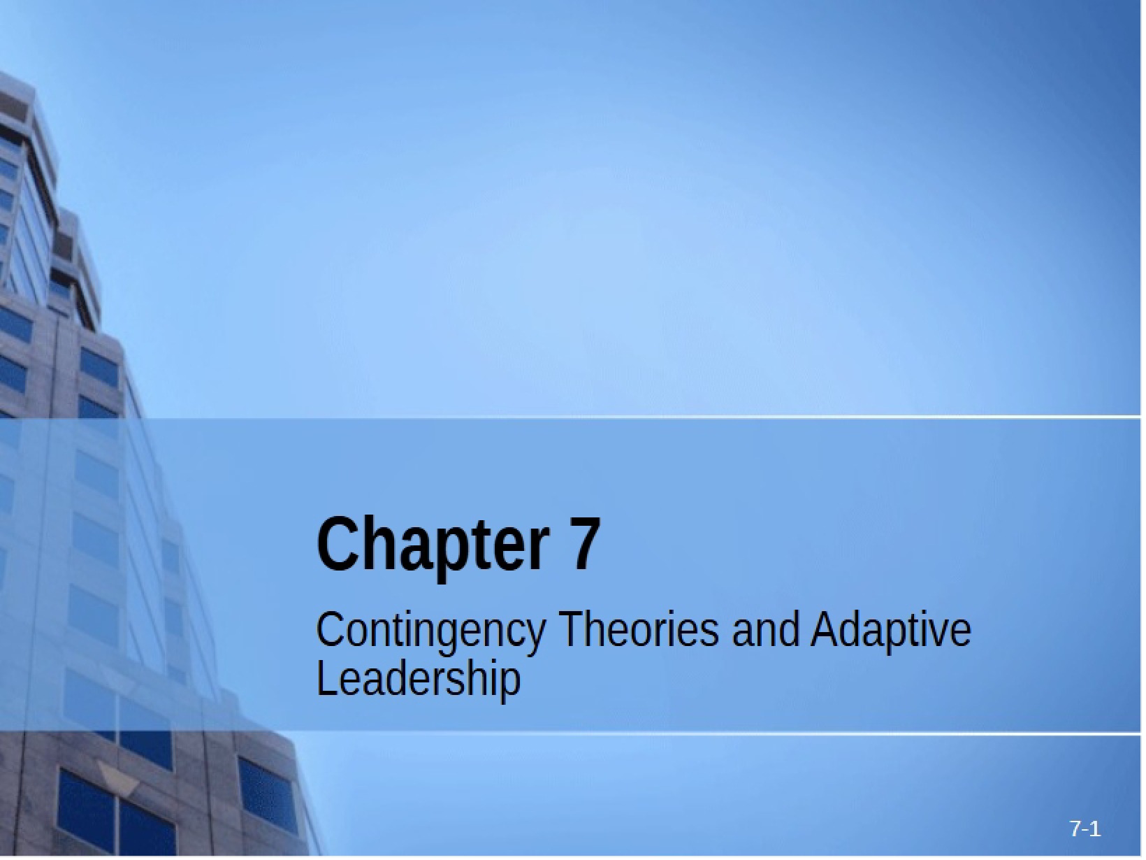Revised Presentation Knight Chapter 7 (Fall 2012)