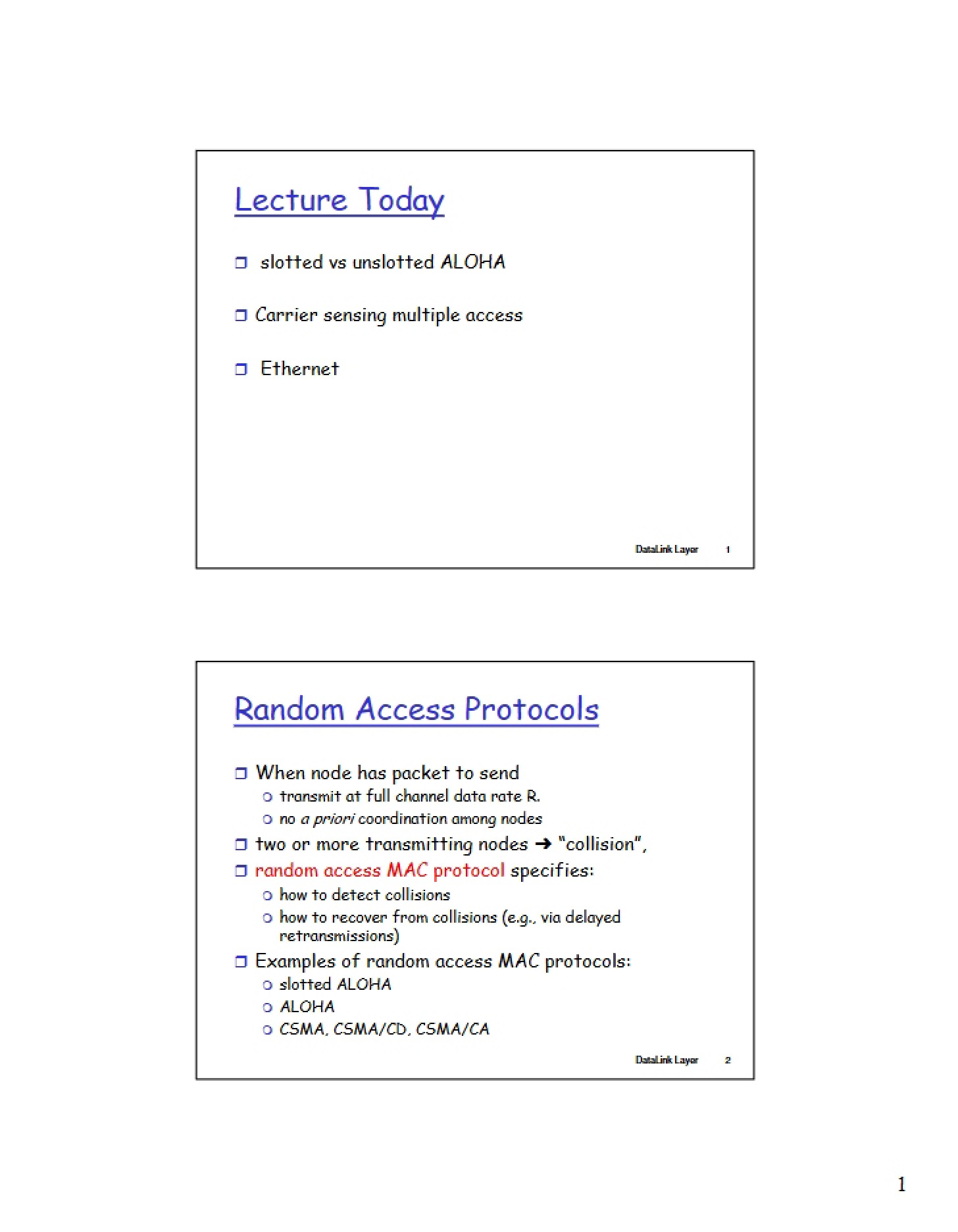 Course Notes