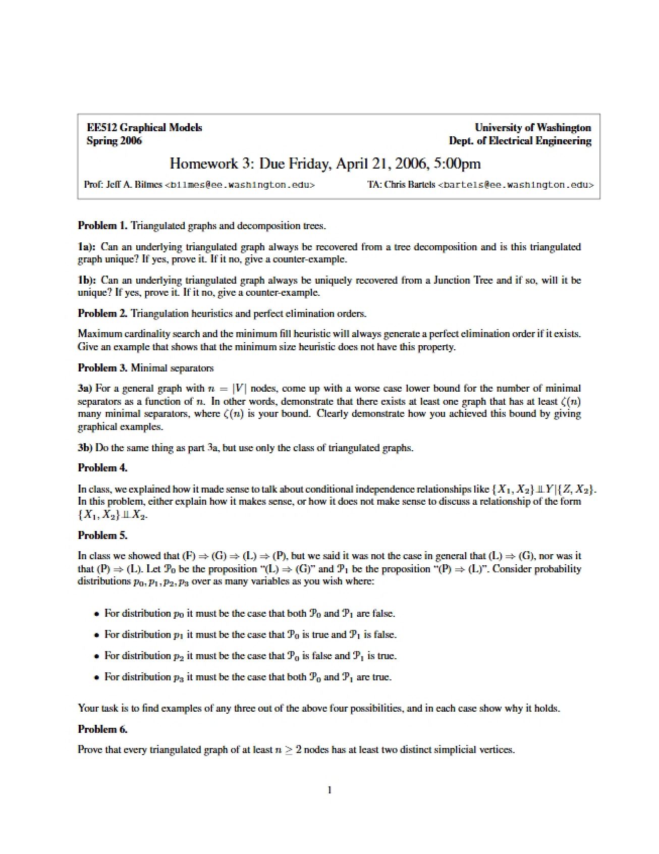 Notes for Preparation